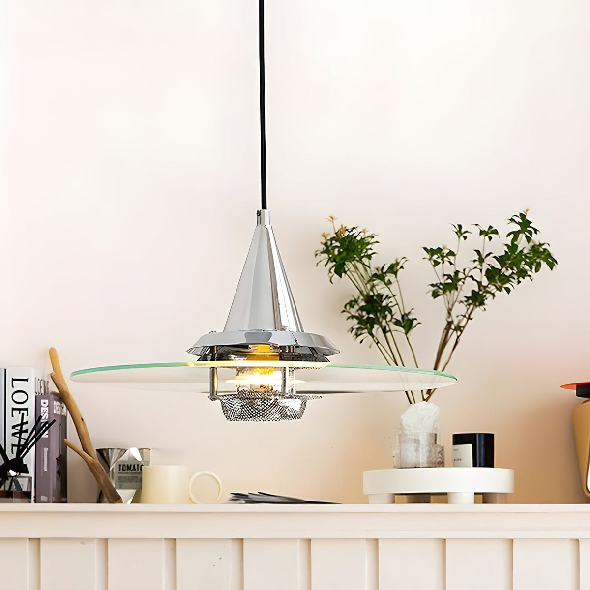 Kren Contemporary Glass Pendant Light