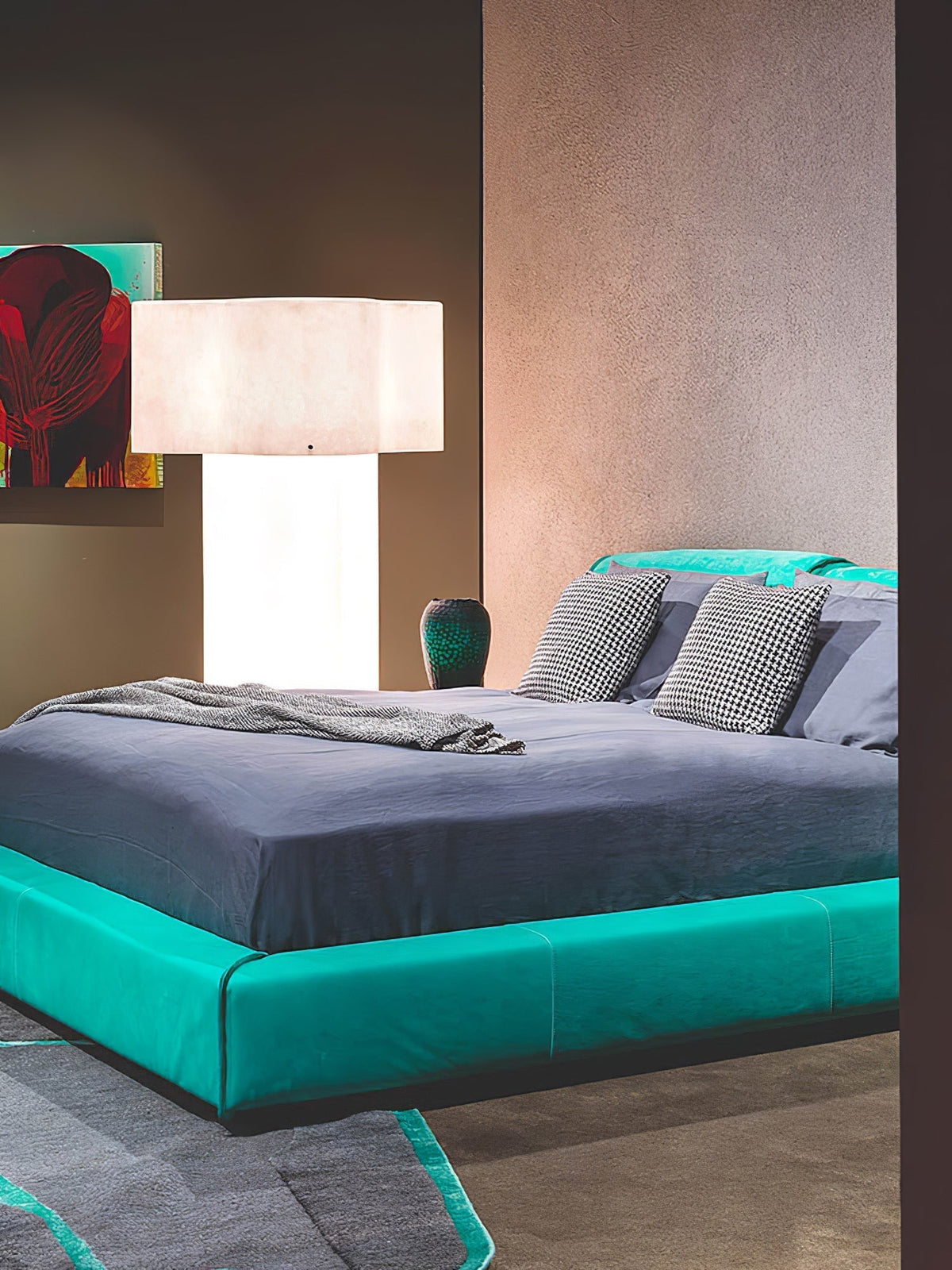 Loneo Minimalist FRP Floor Lamp