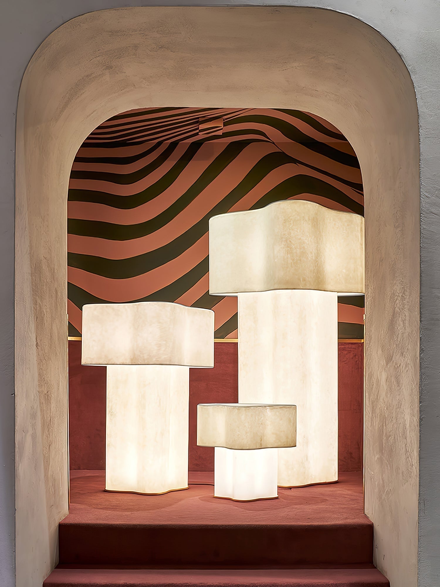 Loneo Minimalist FRP Floor Lamp