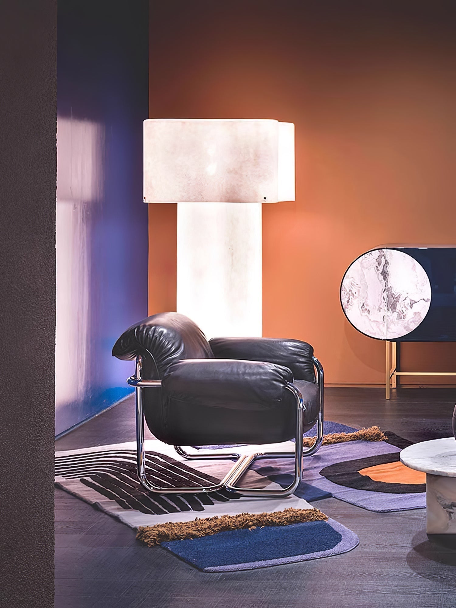 Loneo Minimalist FRP Floor Lamp