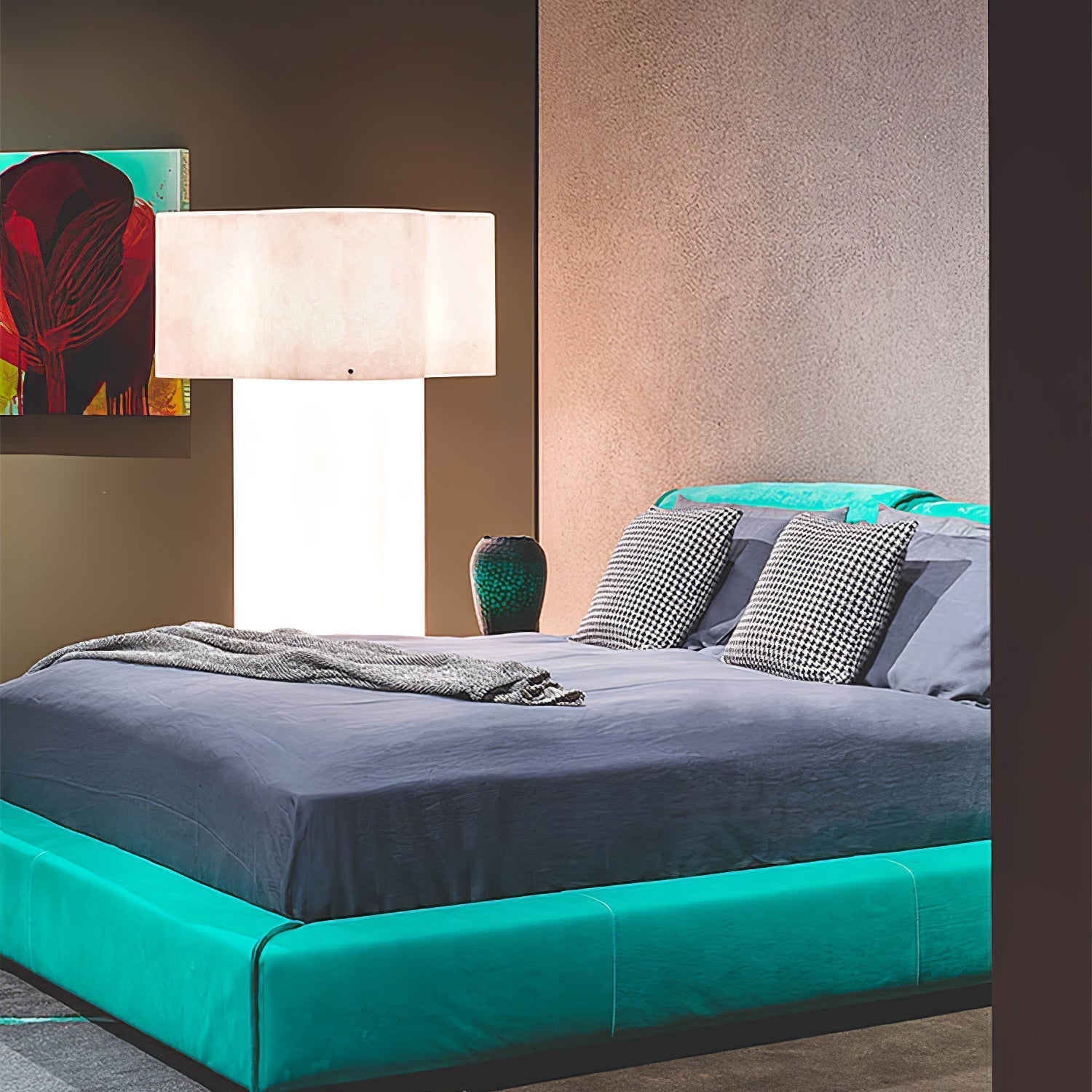 Loneo Minimalist FRP Floor Lamp