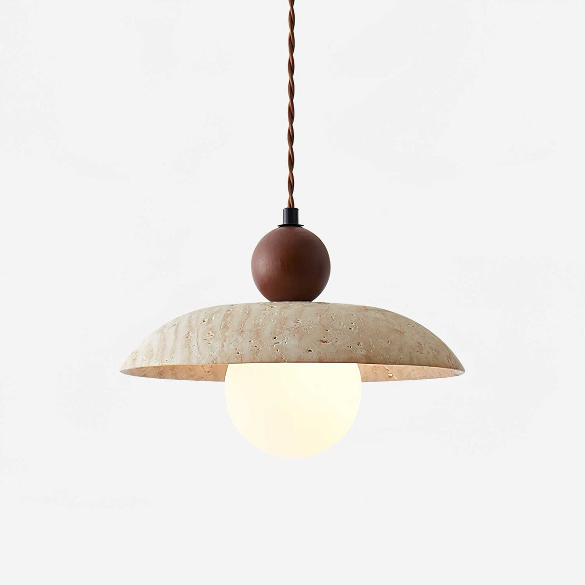 Nerix Travertine Pendant Light