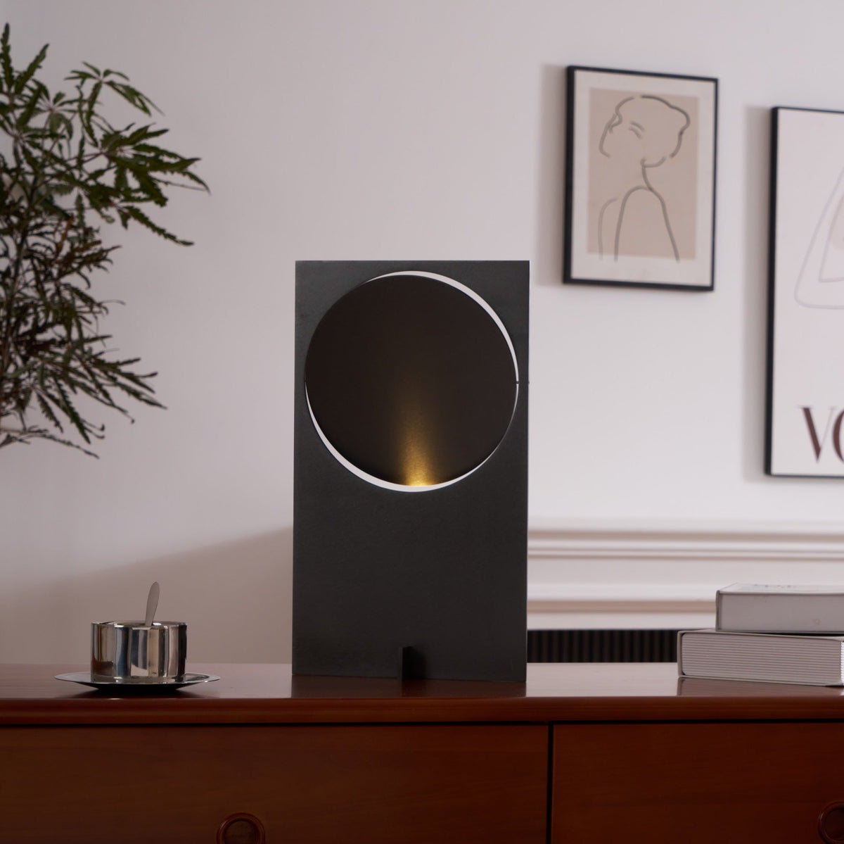 Sixor Steel Futuristic Table Lamp