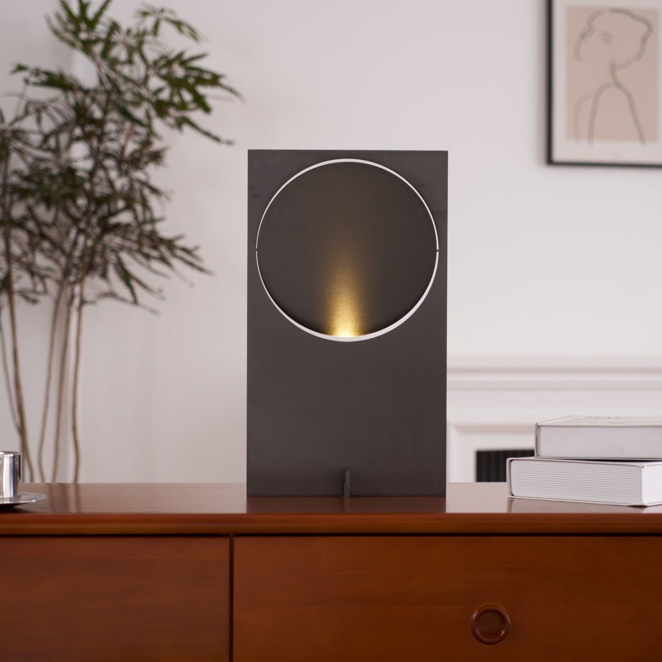 Sixor Steel Futuristic Table Lamp