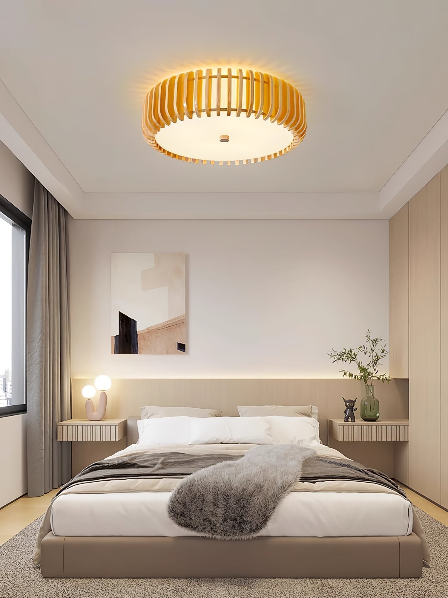 Vezorus Premium Elegance Wood Ceiling Lamp