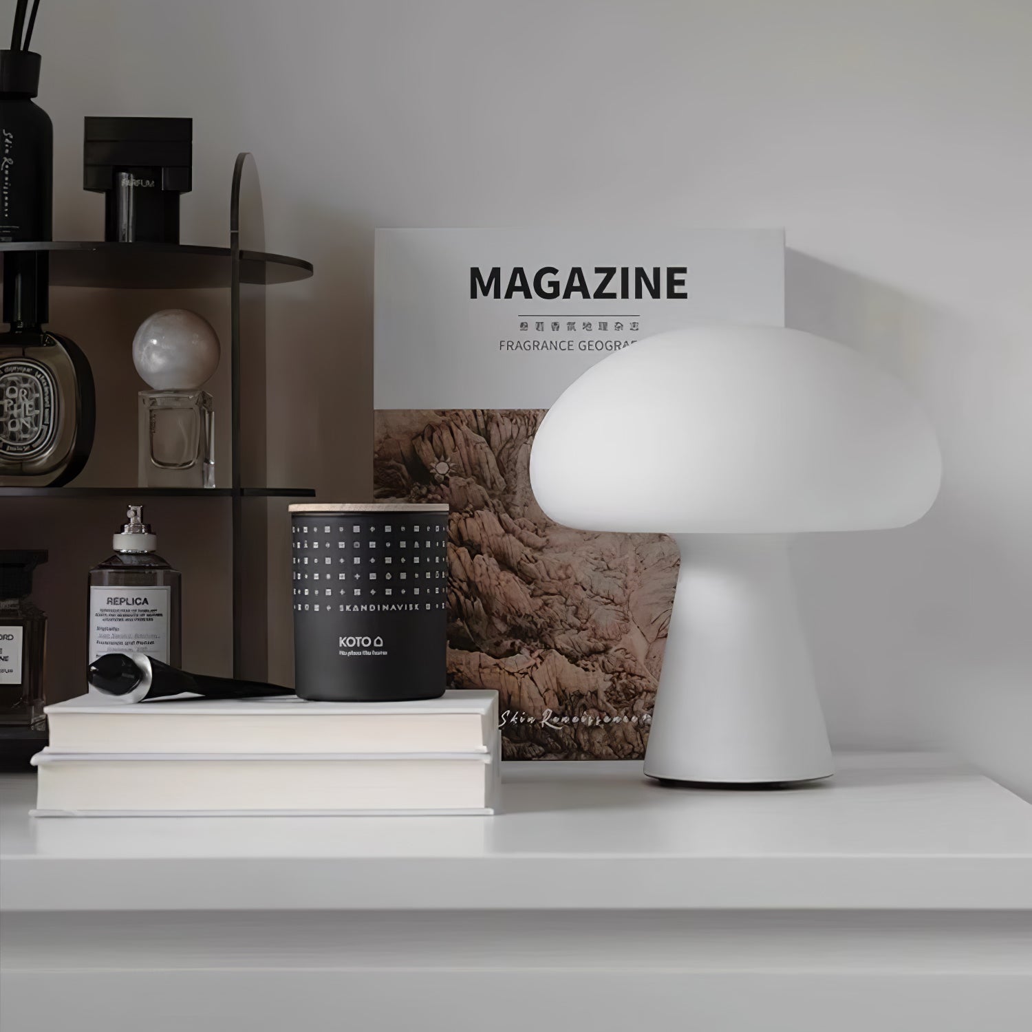 Ombra Glass Whimsical Table Lamp