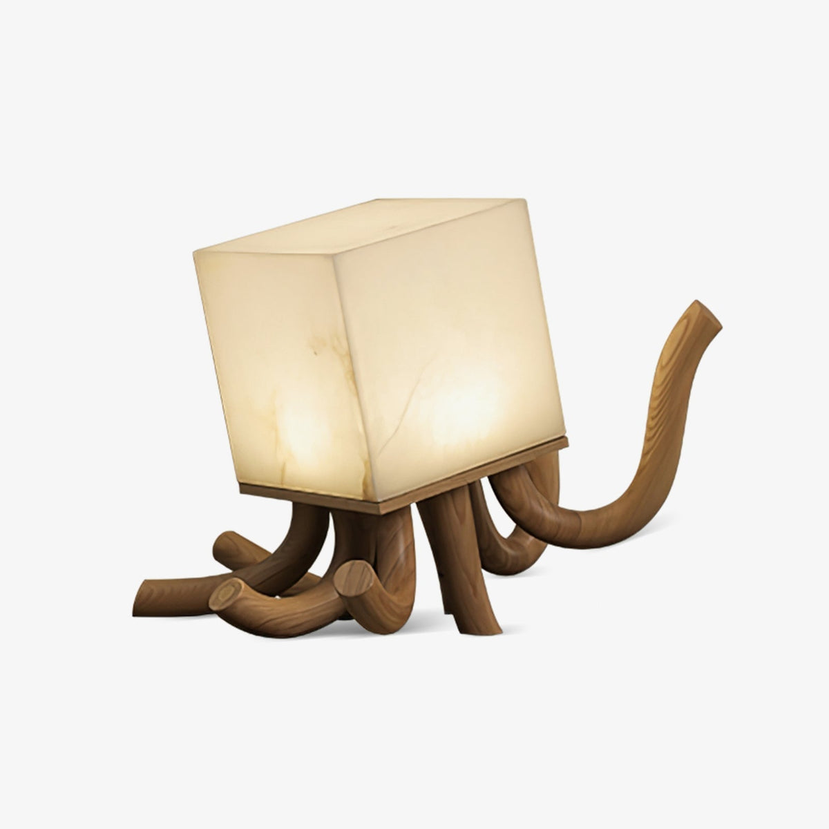 Dravk Tentacle Alabaster Table Lamp