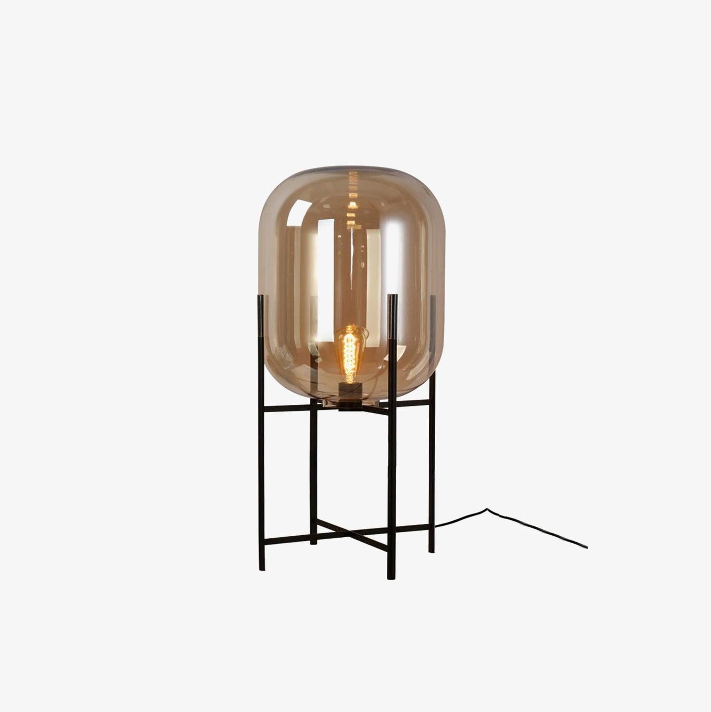 Gareth Glass Industrial Table Lamp