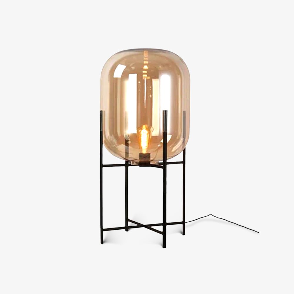 Gareth Glass Industrial Table Lamp
