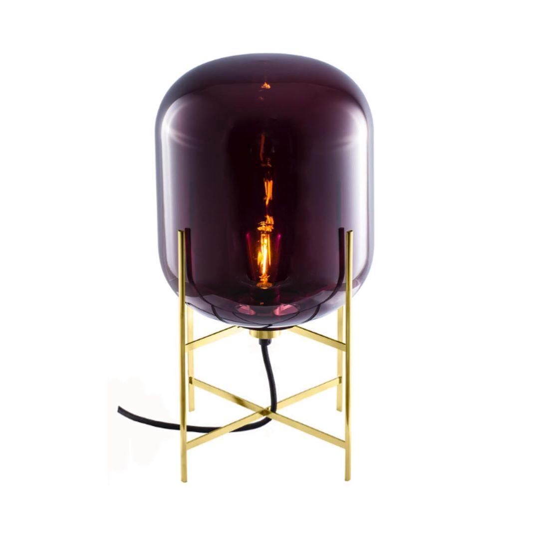 Gareth Glass Industrial Table Lamp