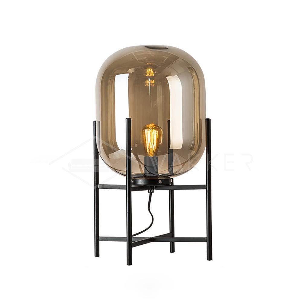 Gareth Glass Industrial Table Lamp