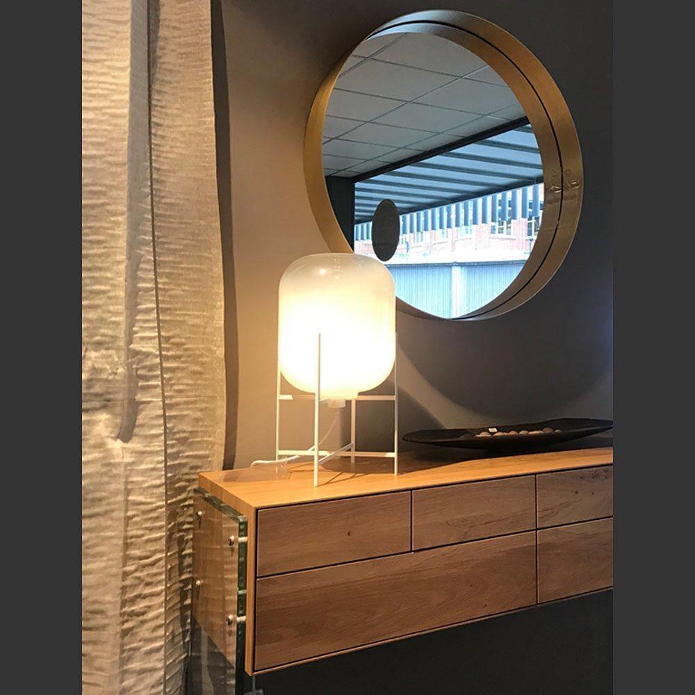 Gareth Glass Industrial Table Lamp