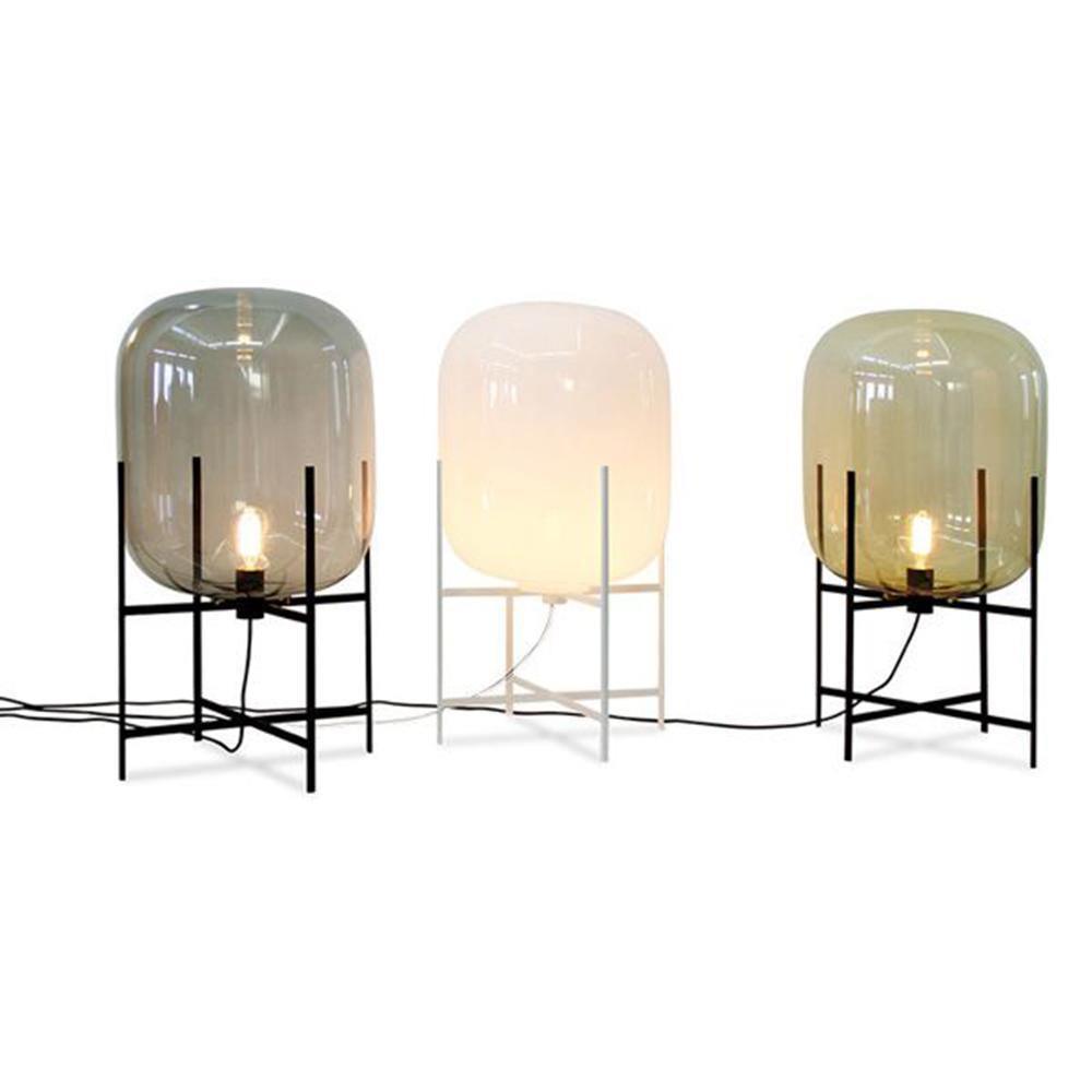 Gareth Glass Industrial Table Lamp