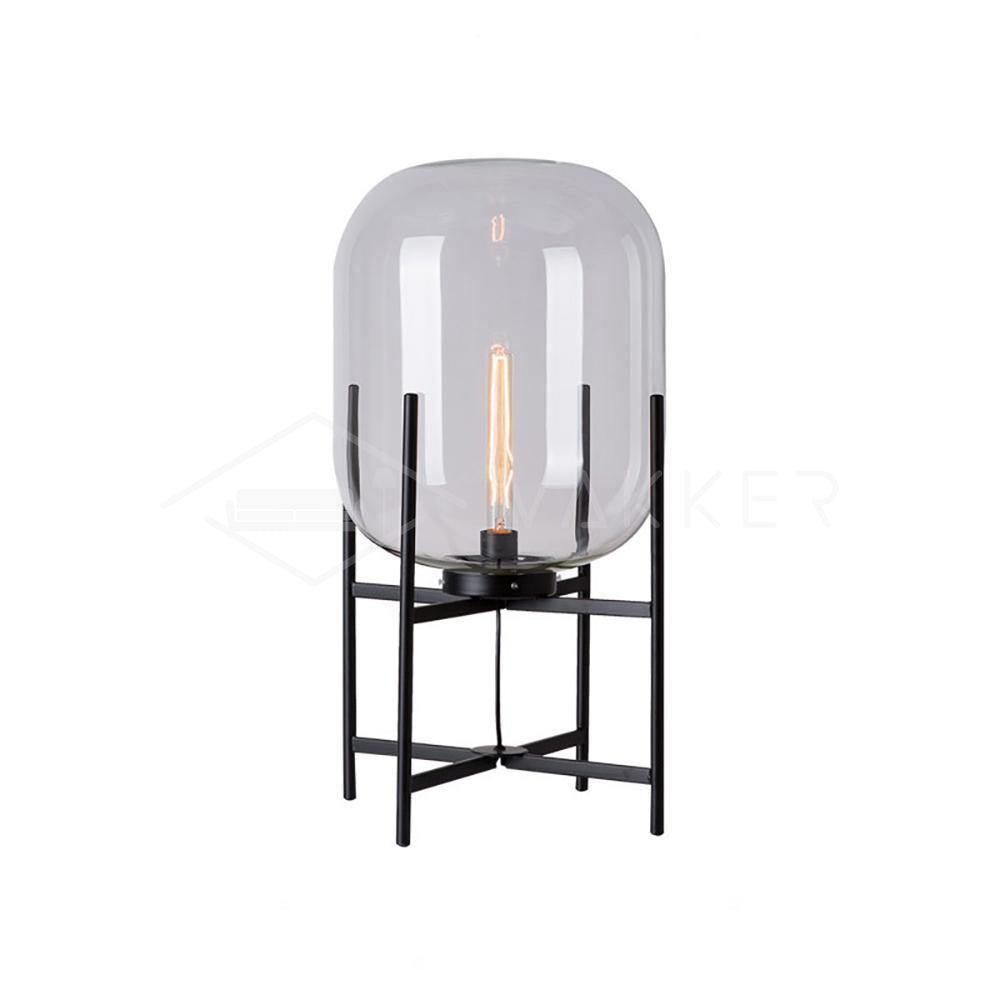 Gareth Glass Industrial Table Lamp