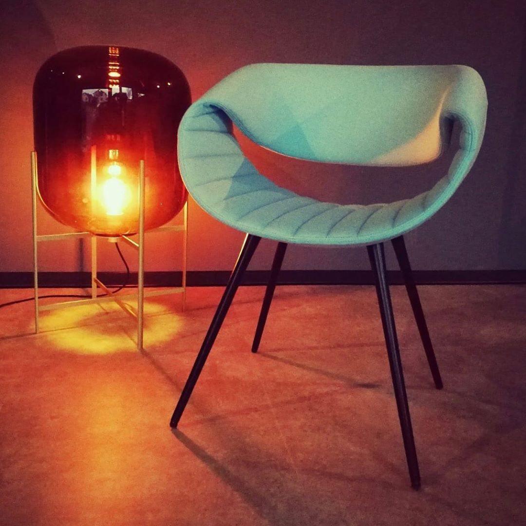Liorivelia Glass Industrial Floor lamp