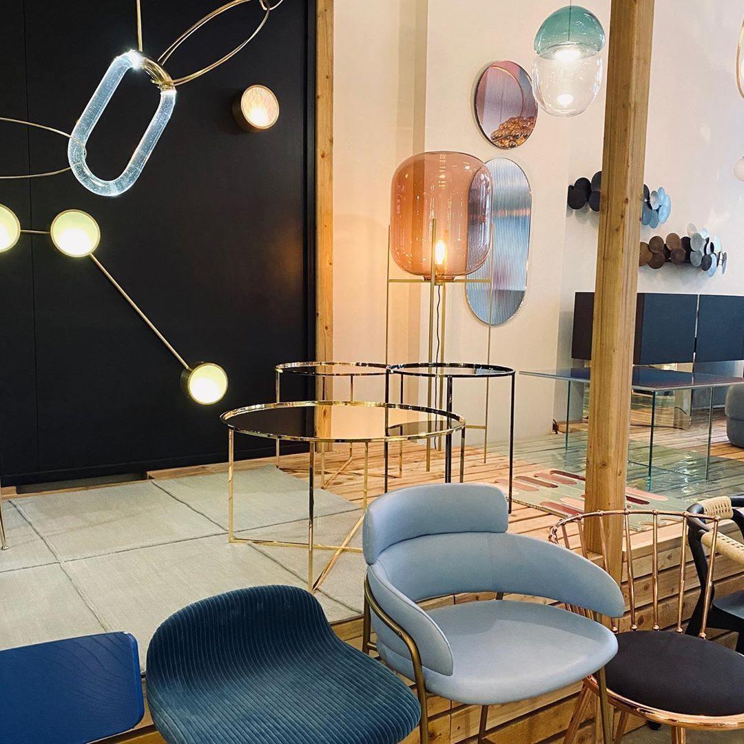 Liorivelia Glass Industrial Floor lamp