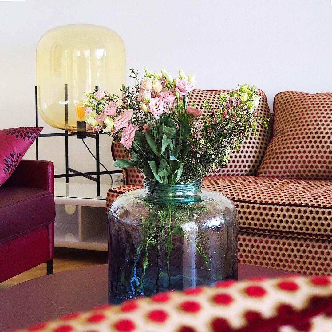 Liorivelia Glass Industrial Floor lamp