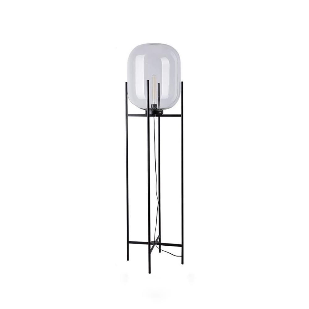 Liorivelia Glass Industrial Floor lamp