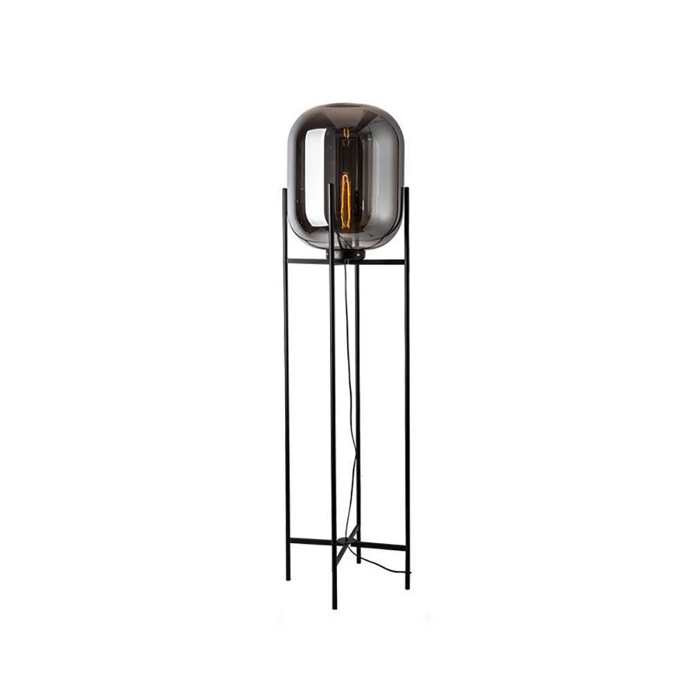 Liorivelia Glass Industrial Floor lamp