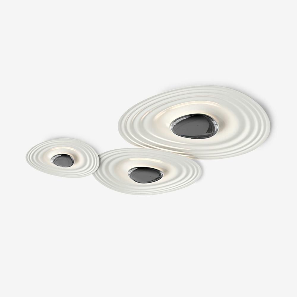 Idra Ceiling Lamp Ripple Ring Modern Sculptural