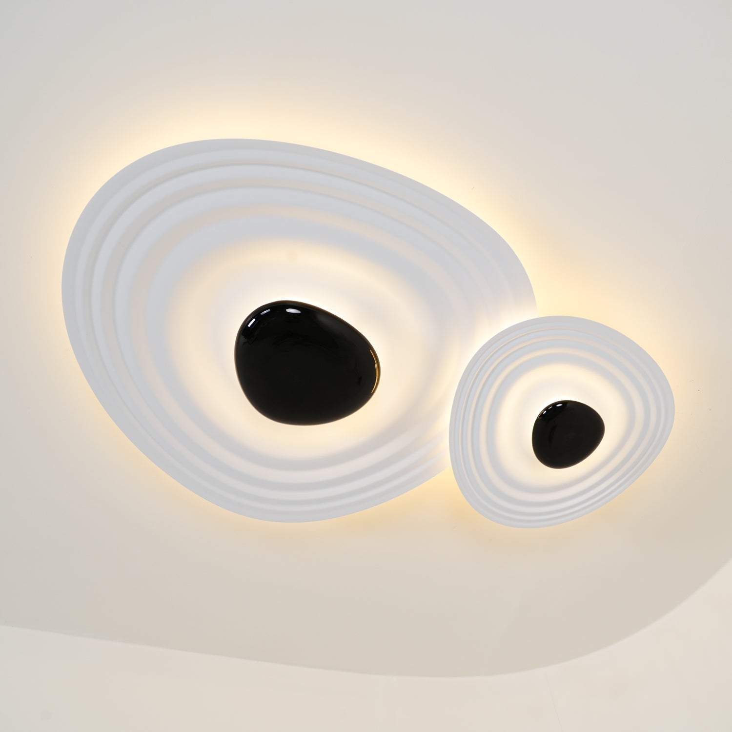 Idra Ceiling Lamp Ripple Ring Modern Sculptural