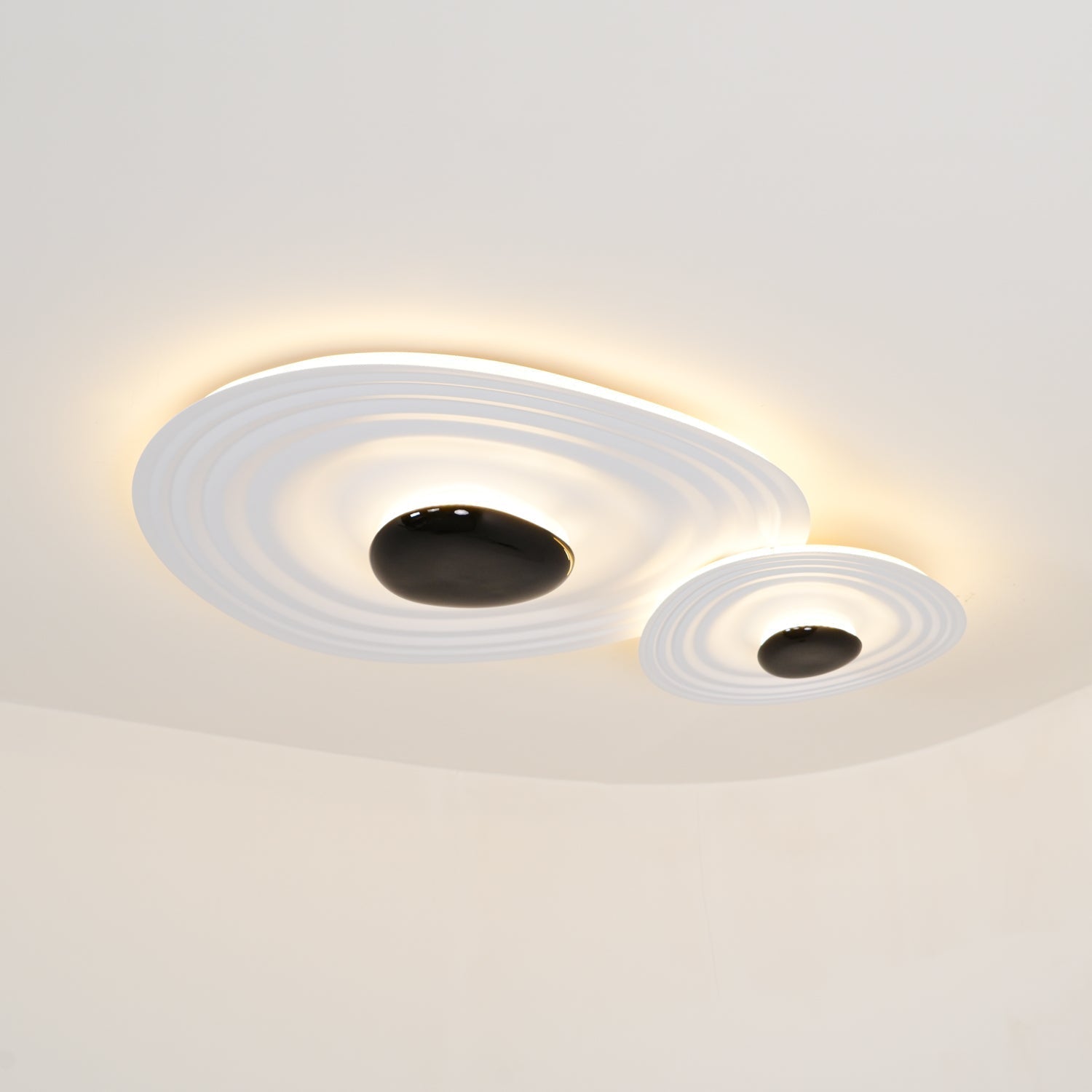 Idra Ceiling Lamp Ripple Ring Modern Sculptural