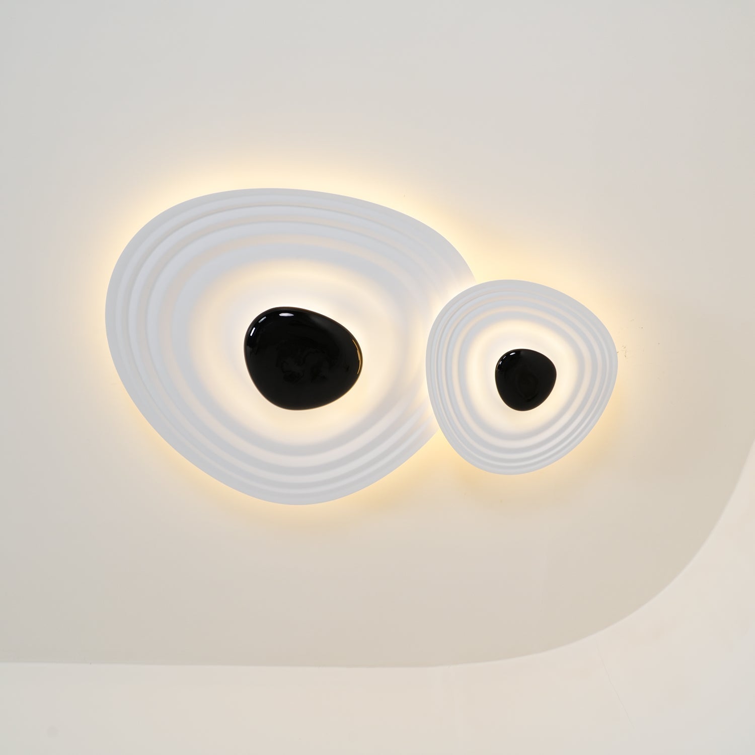 Idra Ceiling Lamp Ripple Ring Modern Sculptural
