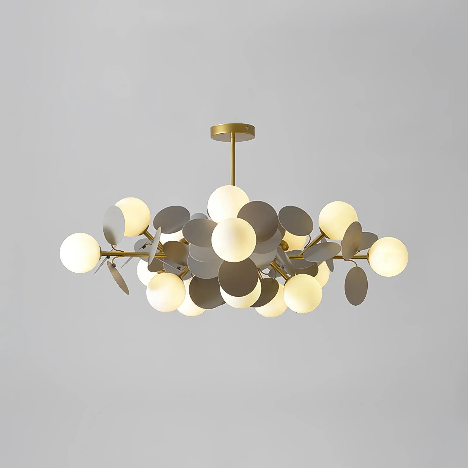 Aria Multicolored Flower Branch Chandelier Living Room - Neutral Decor