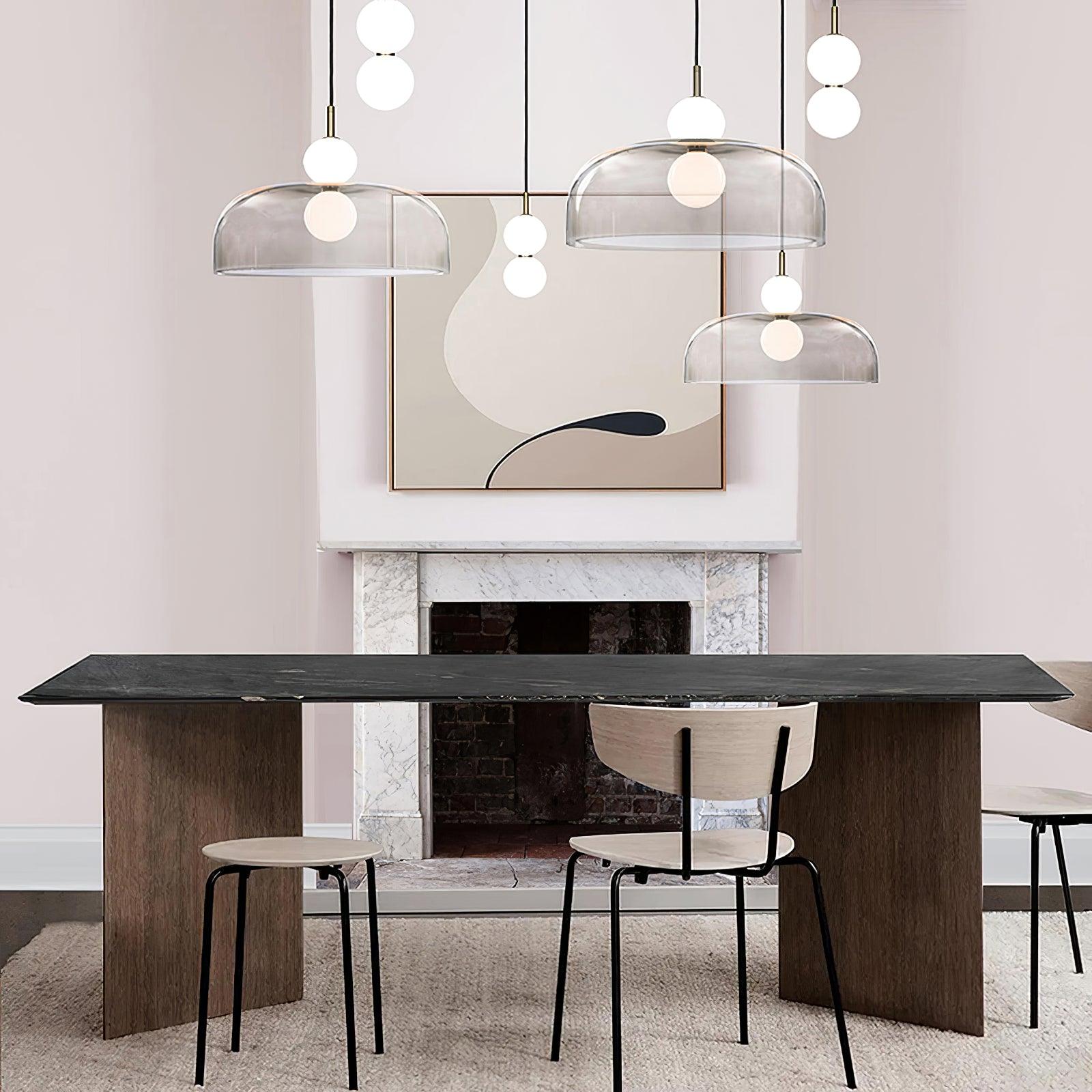 Celelia Modern Minimalist Glass Pendant Light