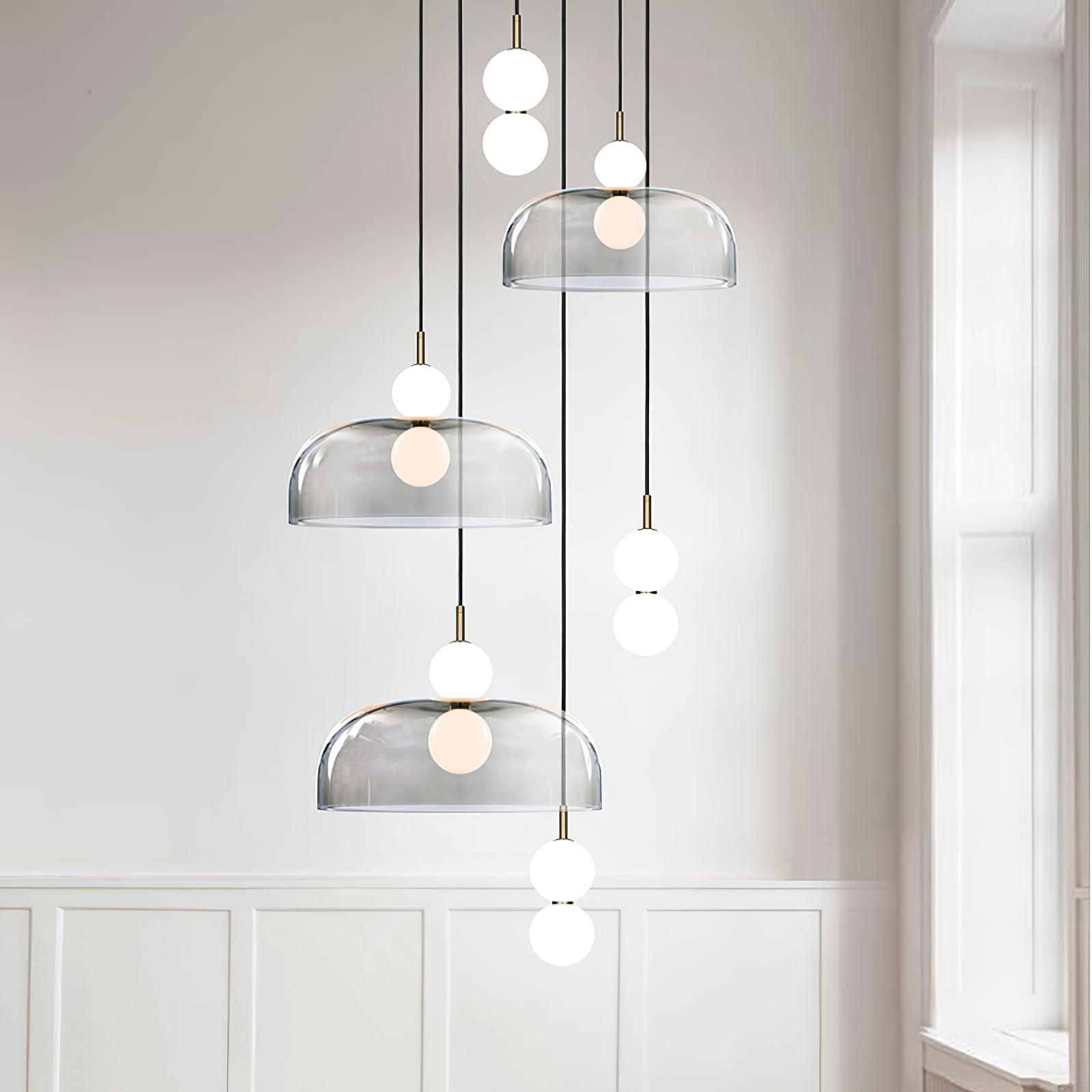 Celelia Modern Minimalist Glass Pendant Light
