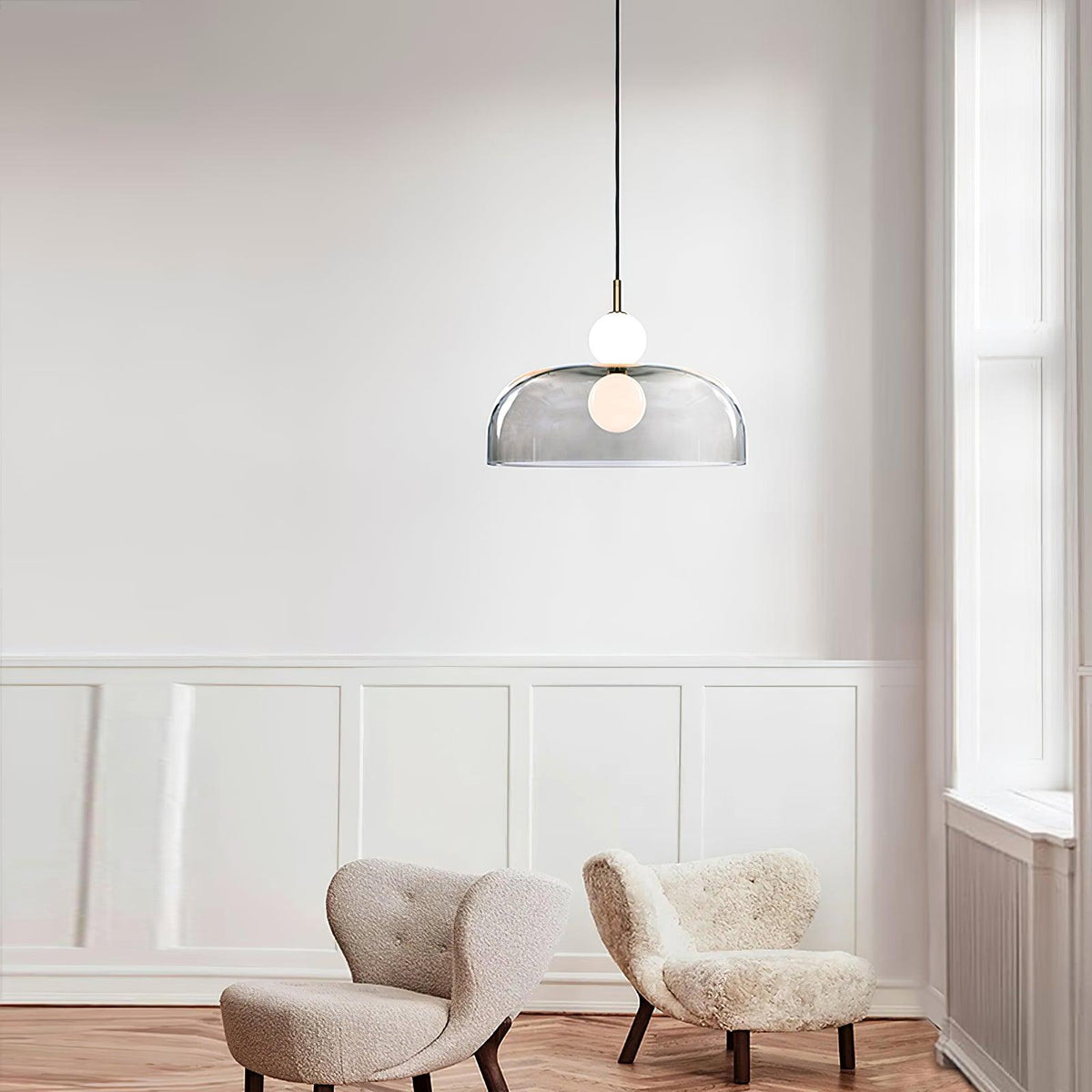 Celelia Modern Minimalist Glass Pendant Light