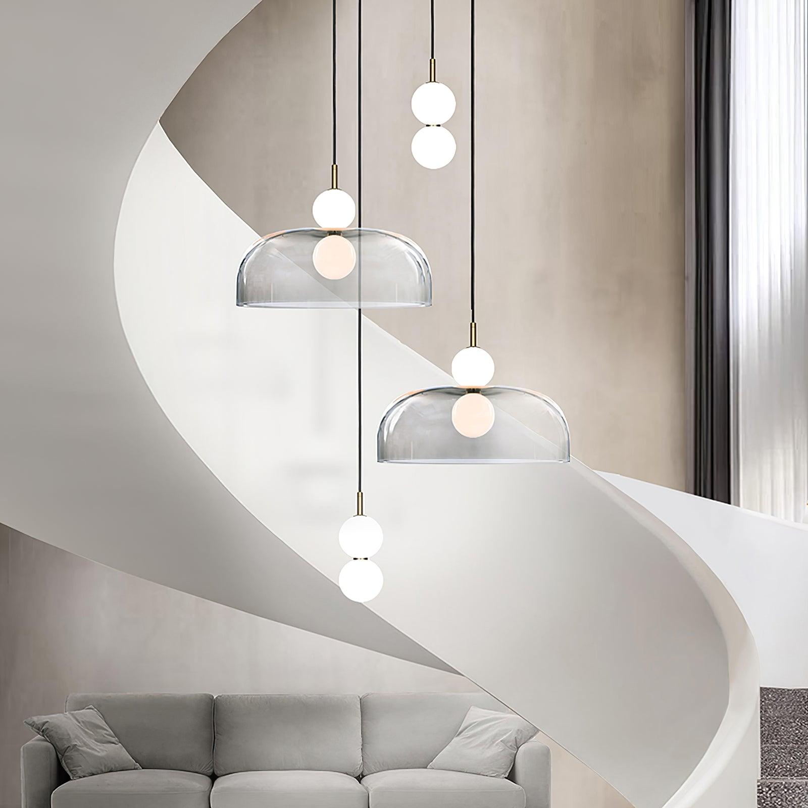 Celelia Modern Minimalist Glass Pendant Light
