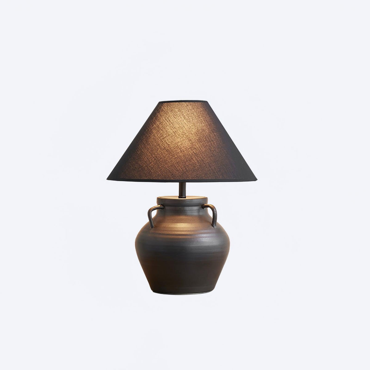 Amfora Fabric Rustic Table Lamp