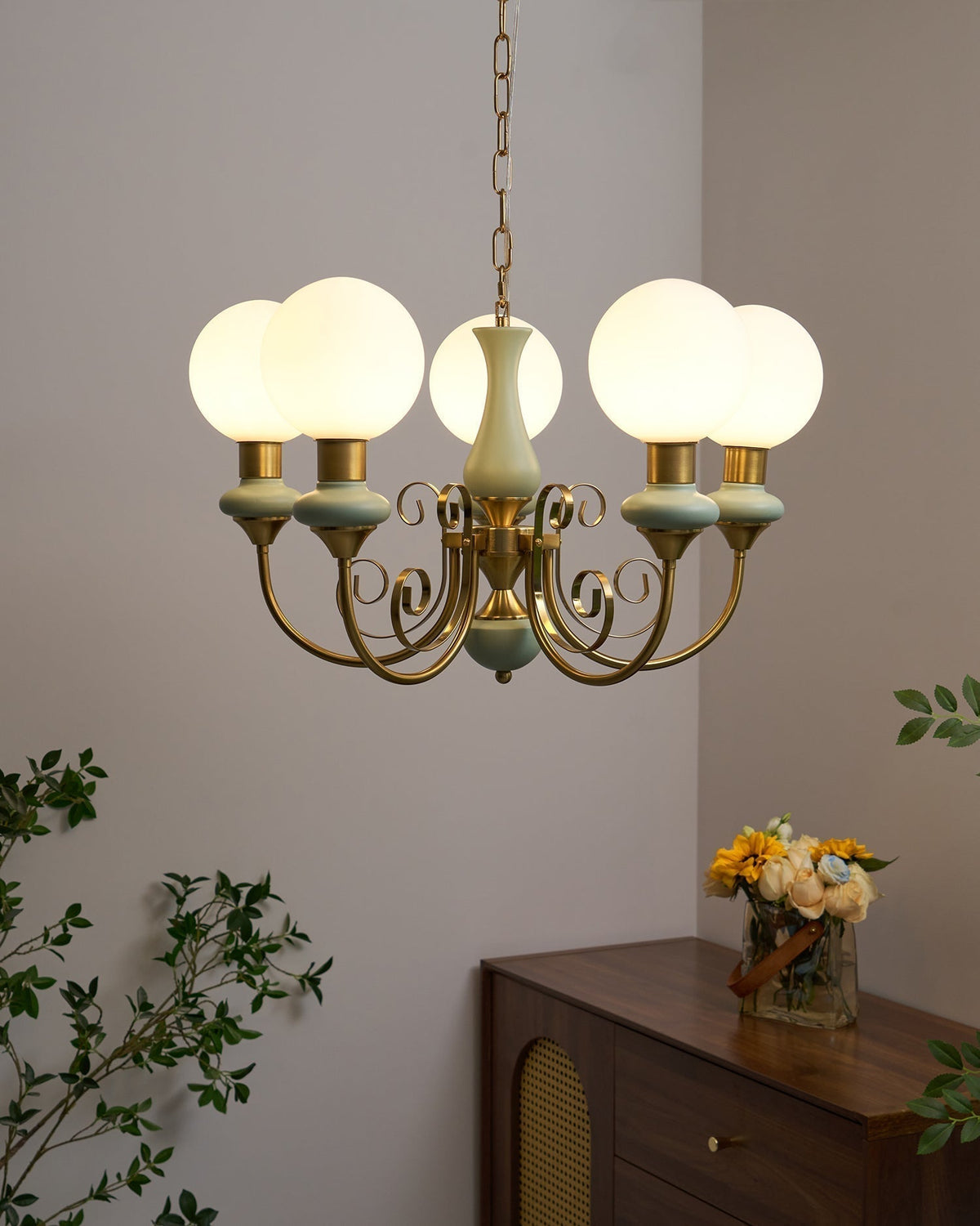 Evsolia Glass Chandelier