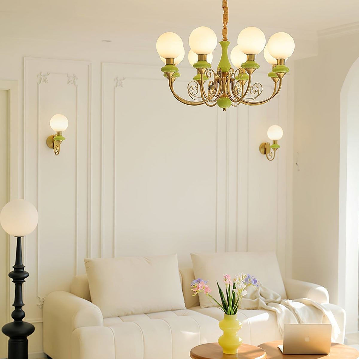 Whirl Chic Plug-in Wall Lamp