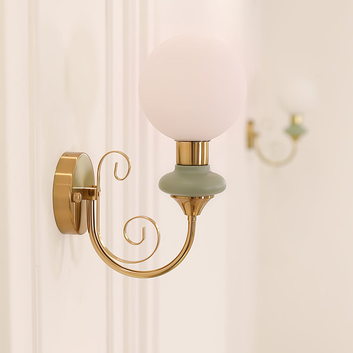 Bela Premium Nordic Art Glass Wall Lamp