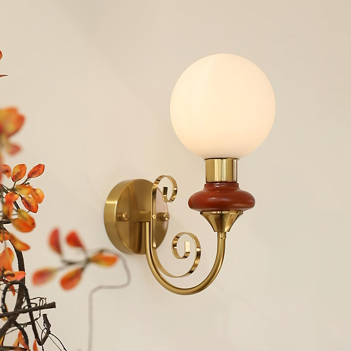 Bela Premium Nordic Art Glass Wall Lamp