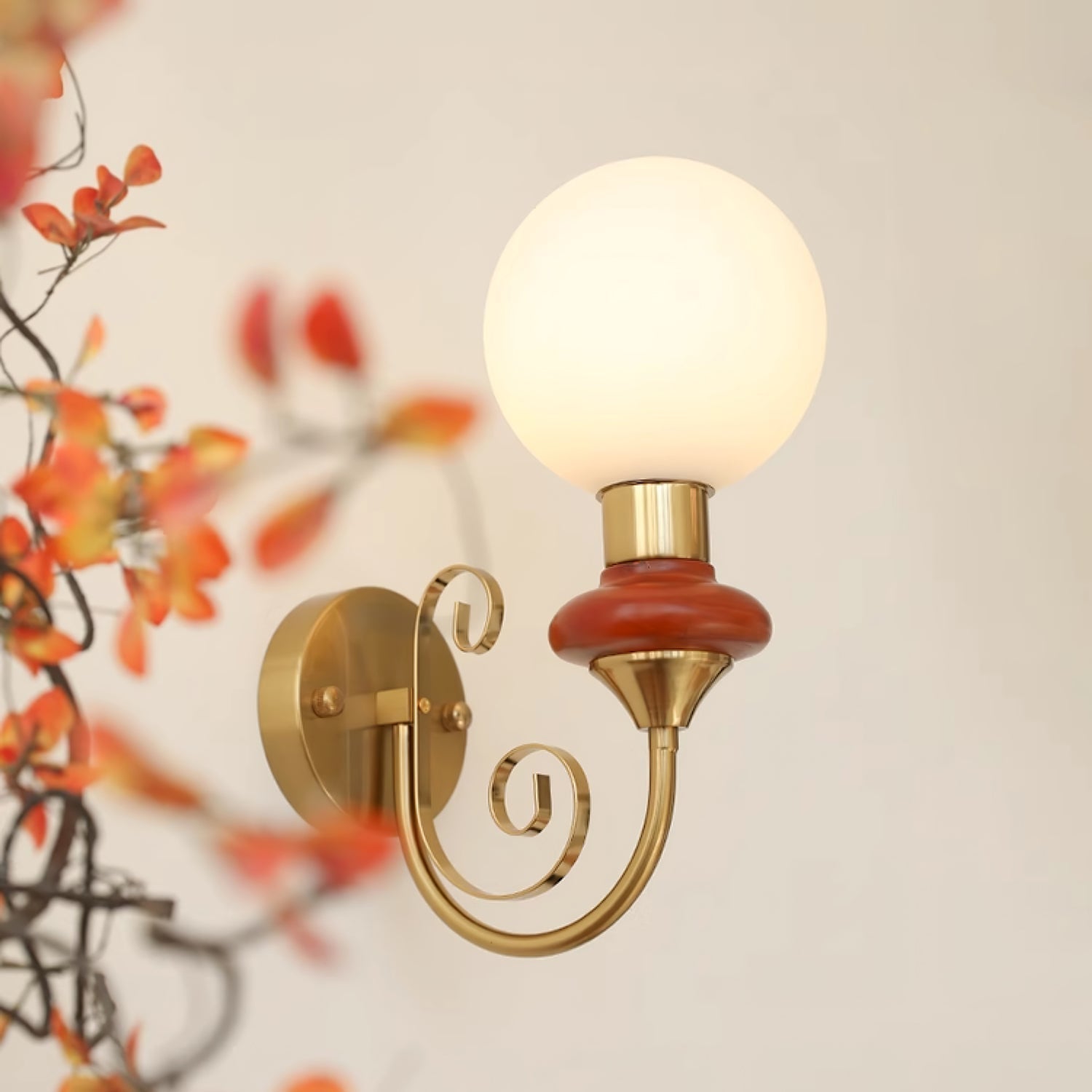 Bela Premium Nordic Art Glass Wall Lamp