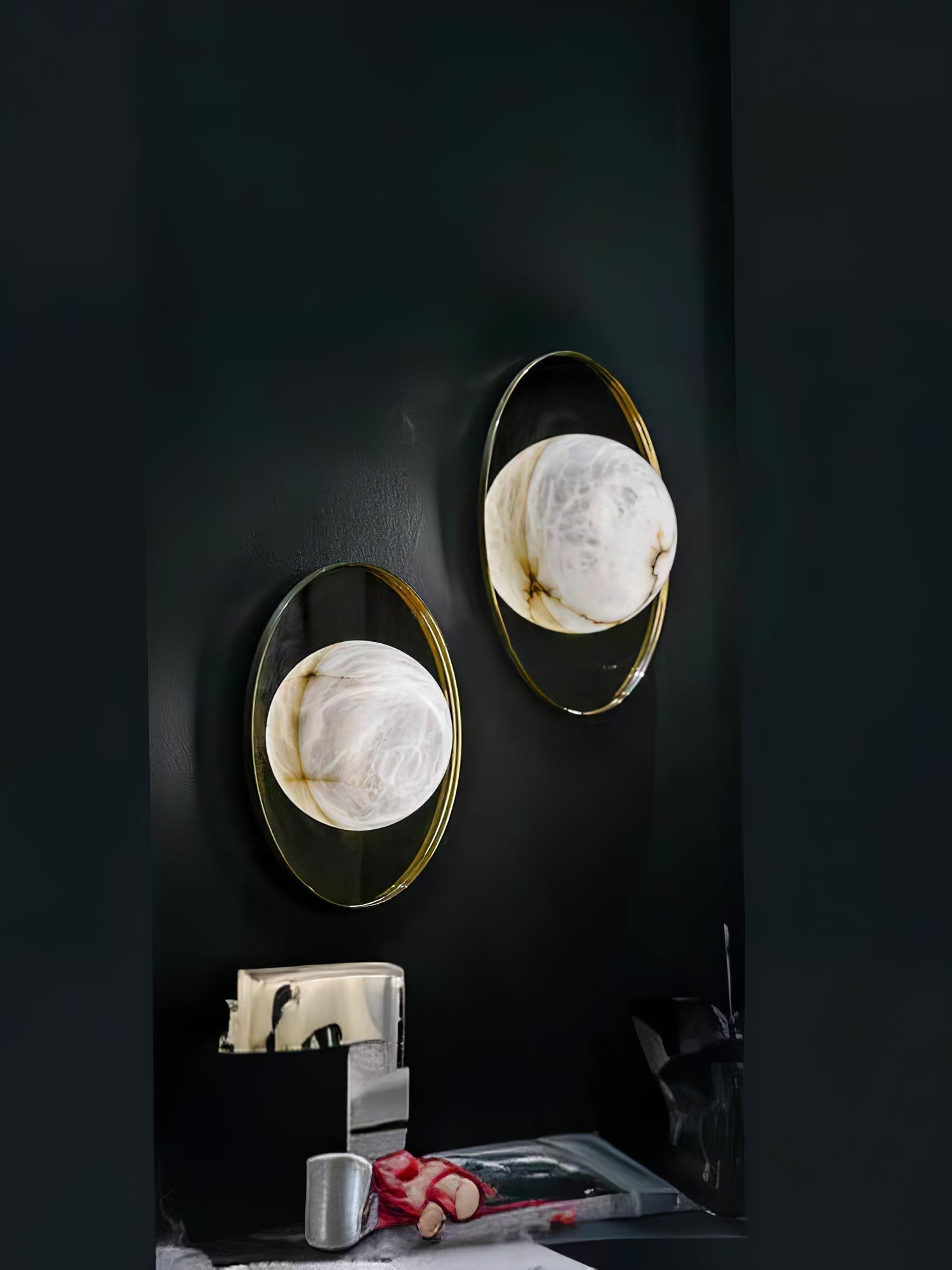 Nivereria Modern Alabaster Wall Light