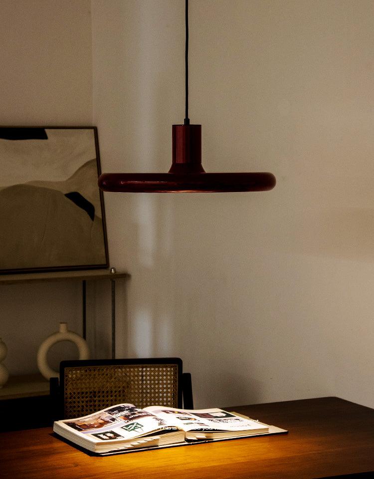 Seloz Pendant Lamp Aluminum Cylinder Disc Industrial