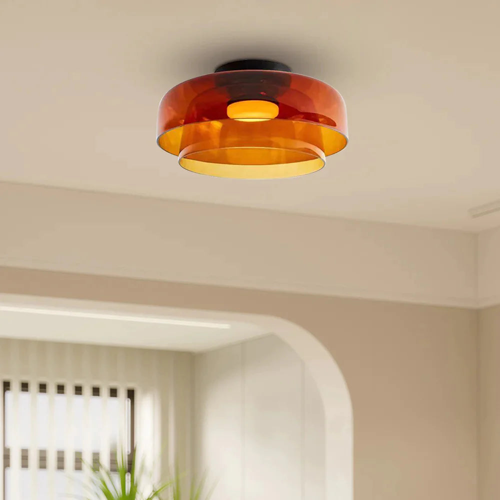 Valentina Modern Simple Creative Glass Flush Mount Ceiling Light - Neutral Decor