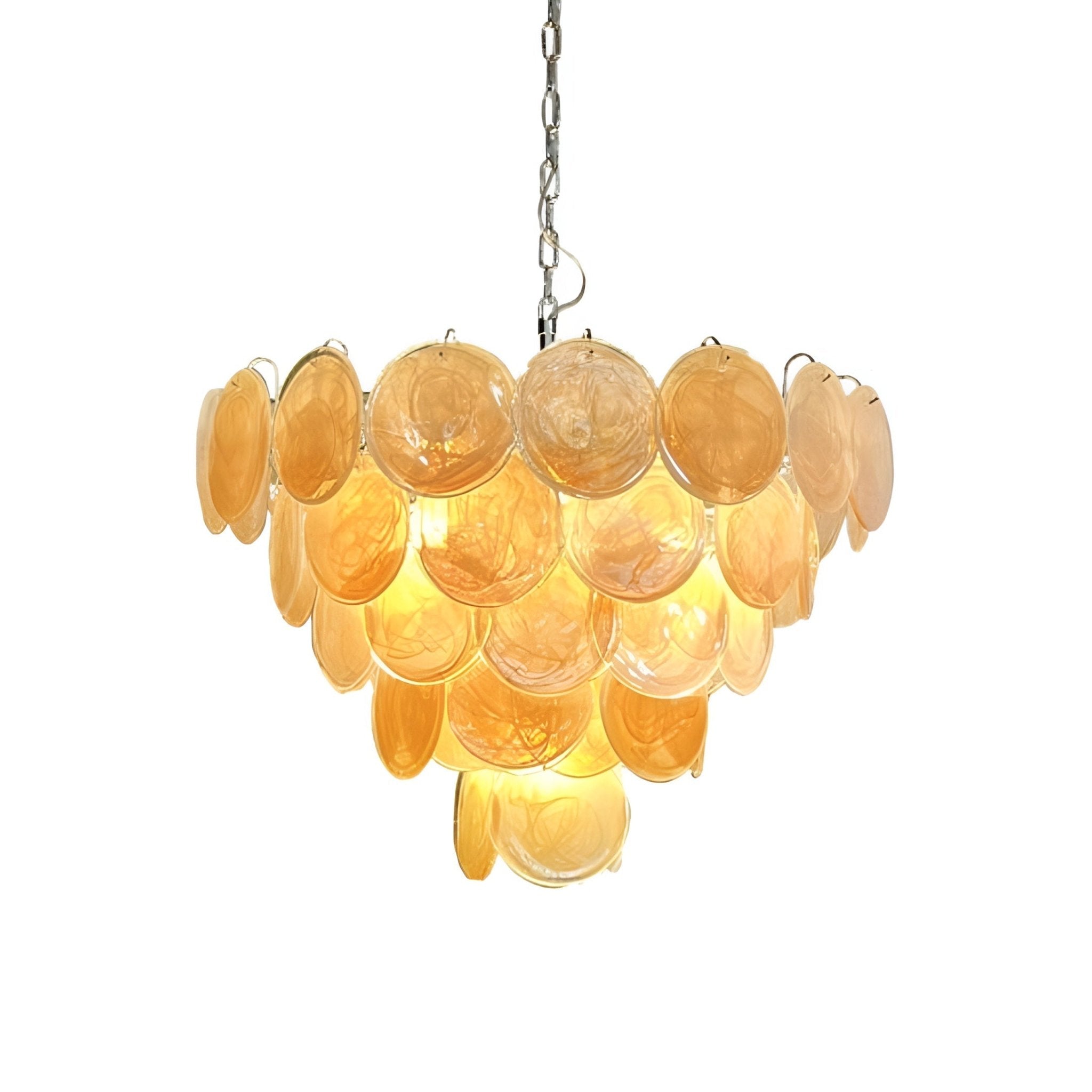 Celisira Chandelier Murano Glass Disc Classic