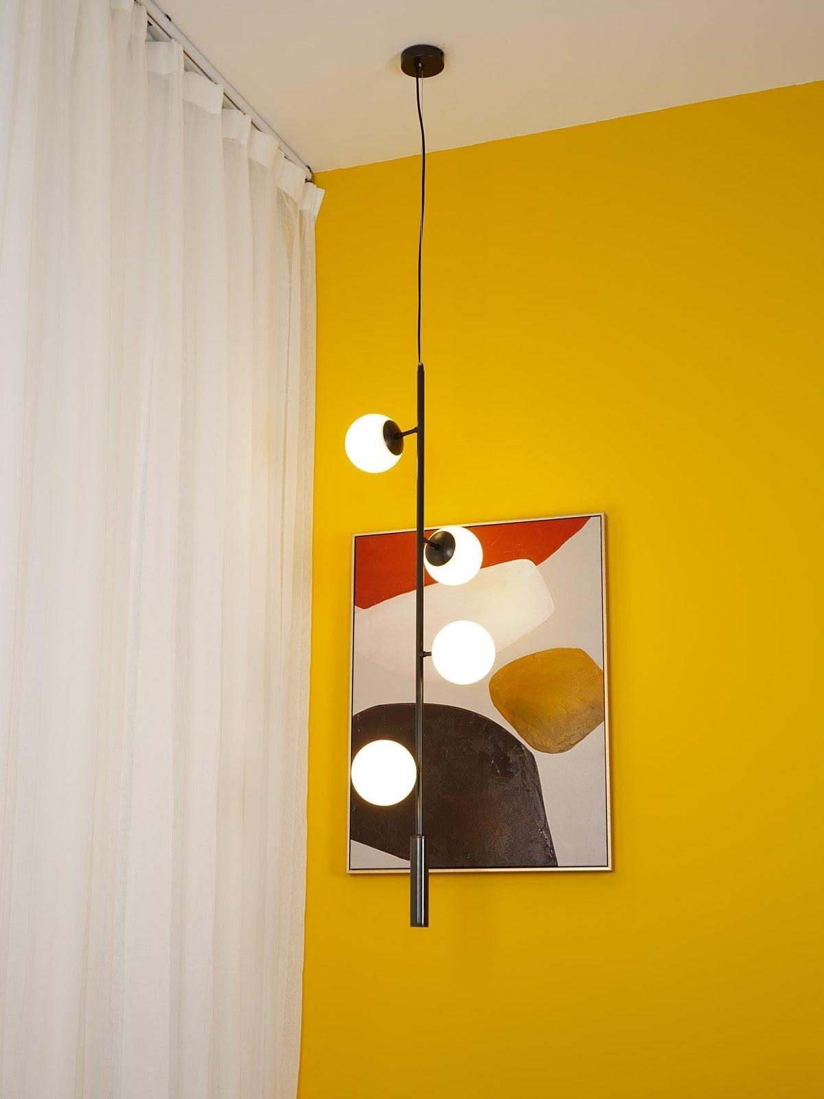 Erevia Brass & Glass Pendant Light