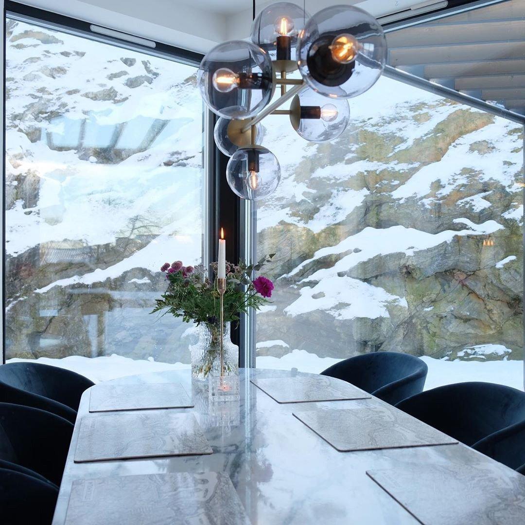 Erevia Brass & Glass Pendant Light