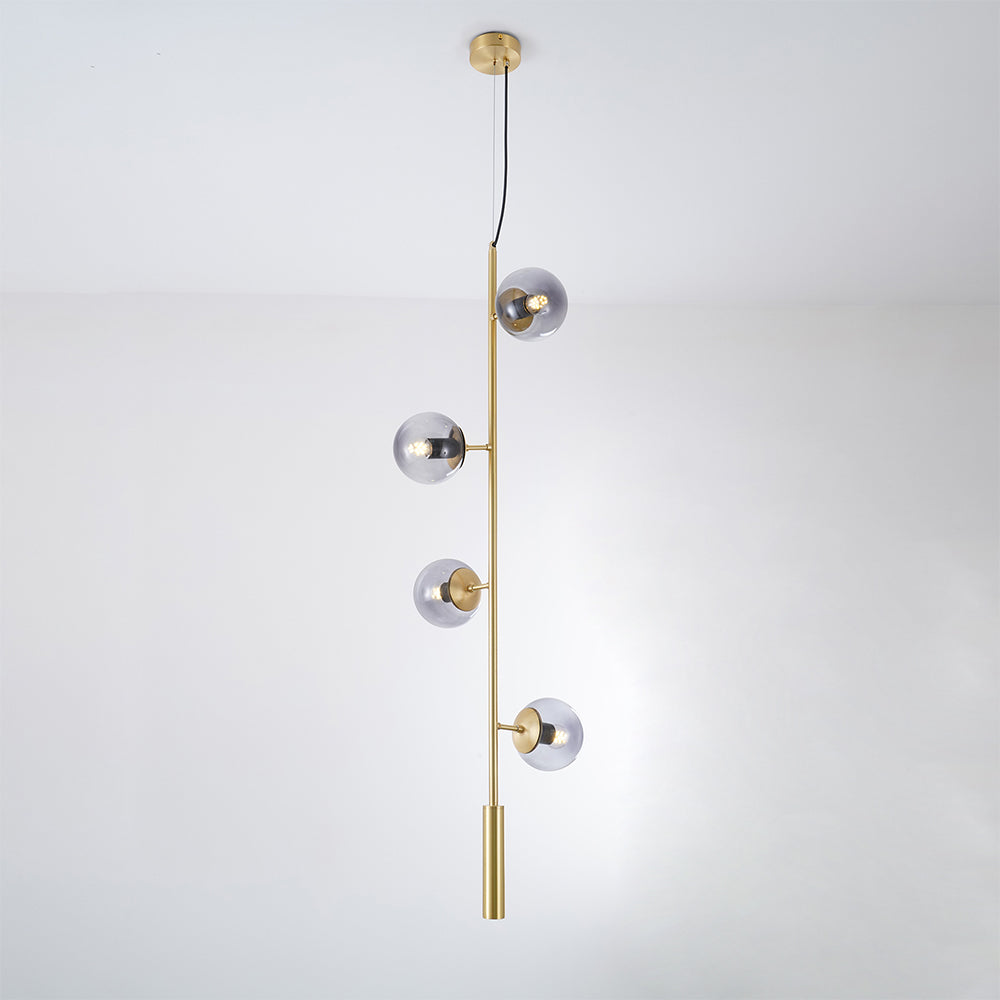 Erevia Brass & Glass Pendant Light