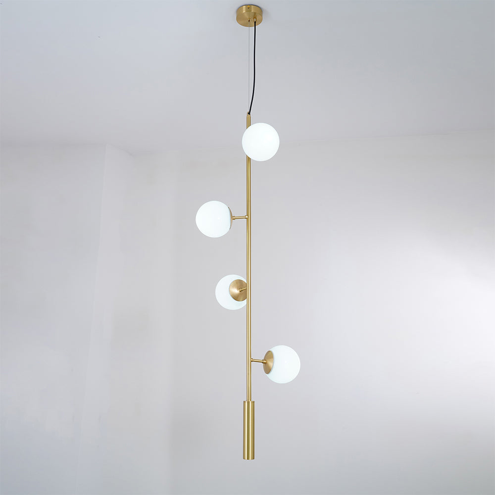 Erevia Brass & Glass Pendant Light