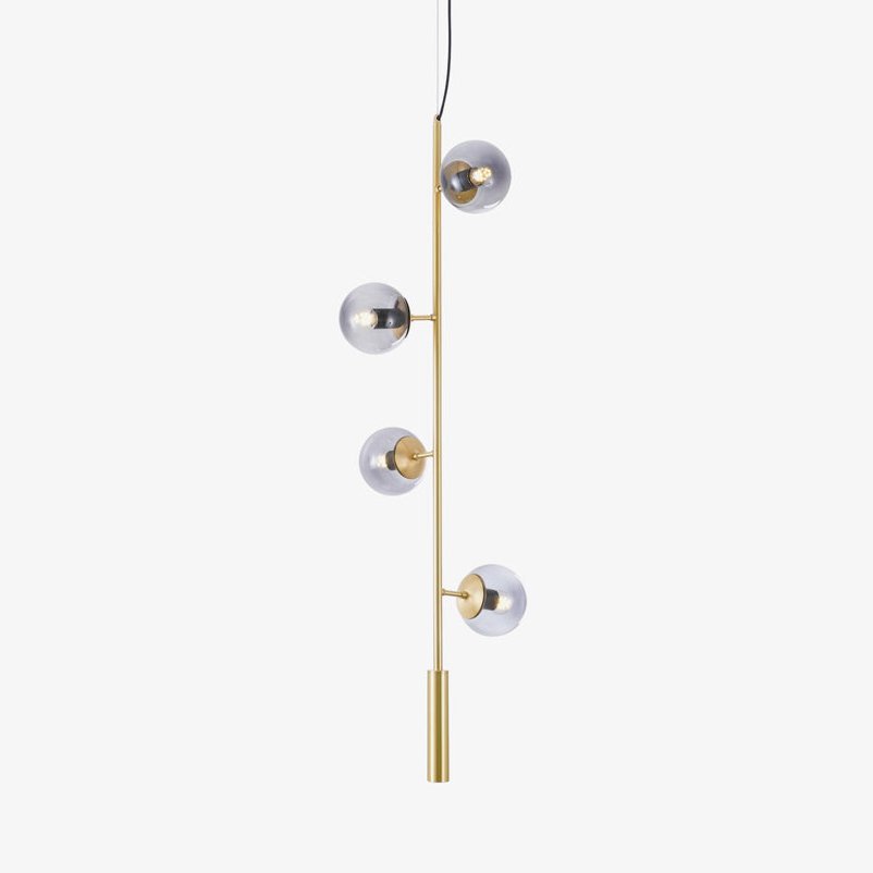Erevia Brass & Glass Pendant Light