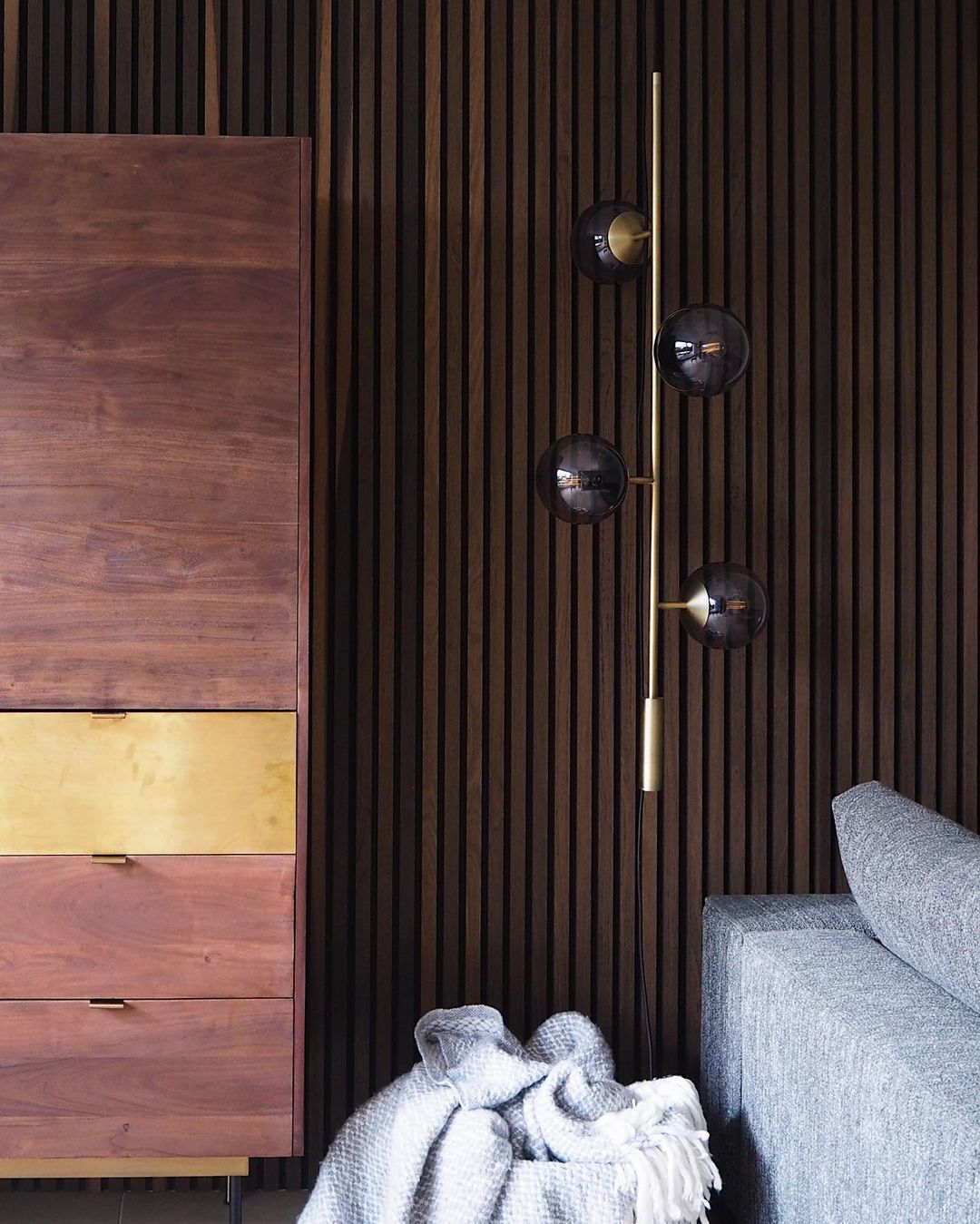 Erevia Brass & Glass Pendant Light