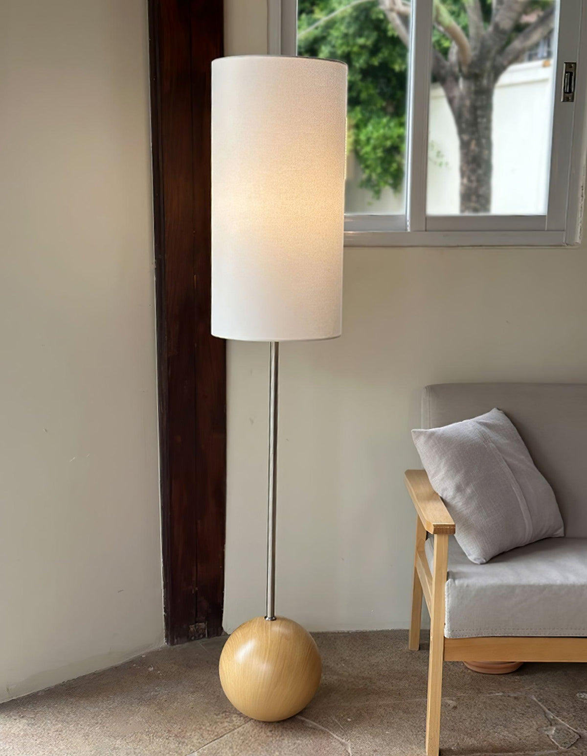 Cephaor Modern Fabric Floor Lamp