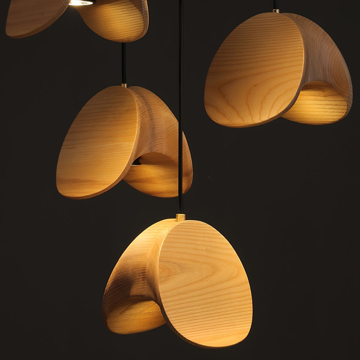 Tavro Minimalist Wood Pendant Light